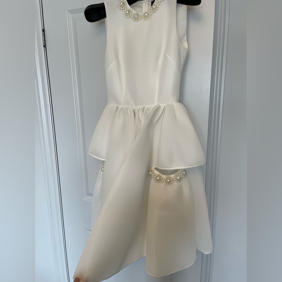 Simone Rocha UK 8 white pearl embellished dress, beautiful for a bride-to-be!!! - Picture 8 of 9